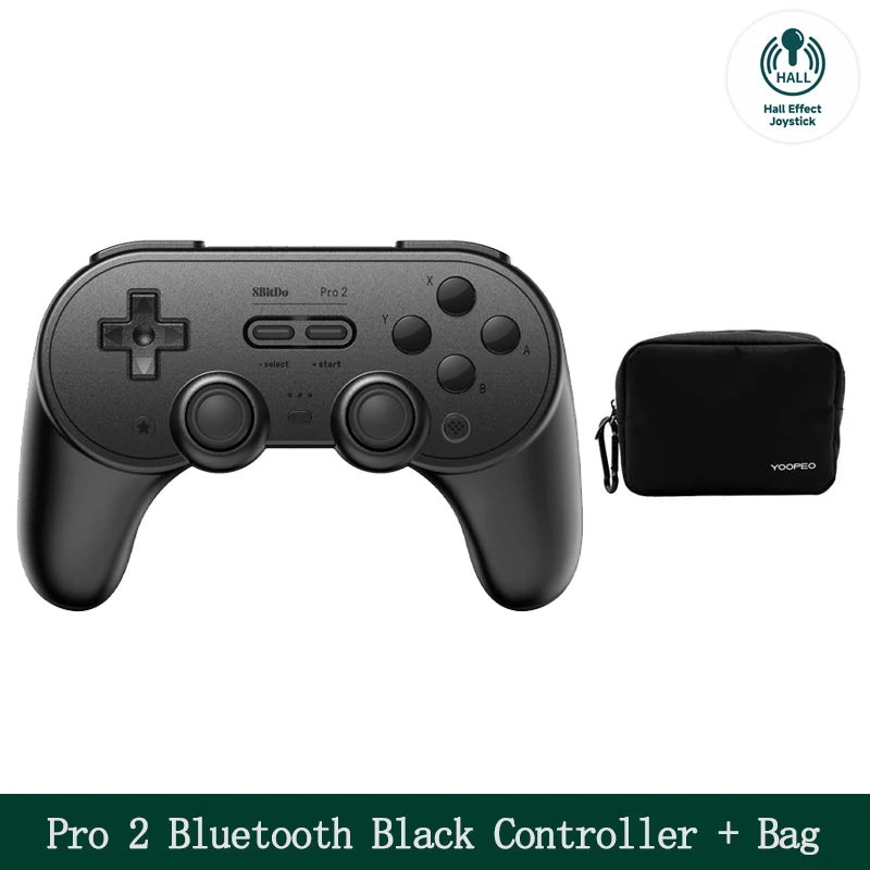 8Bitdo Pro 2 Bluetooth Gamepad Control with Hall for Switch PC macOS Android Steam Raspberry Pi Nintendo Switch Game Controller