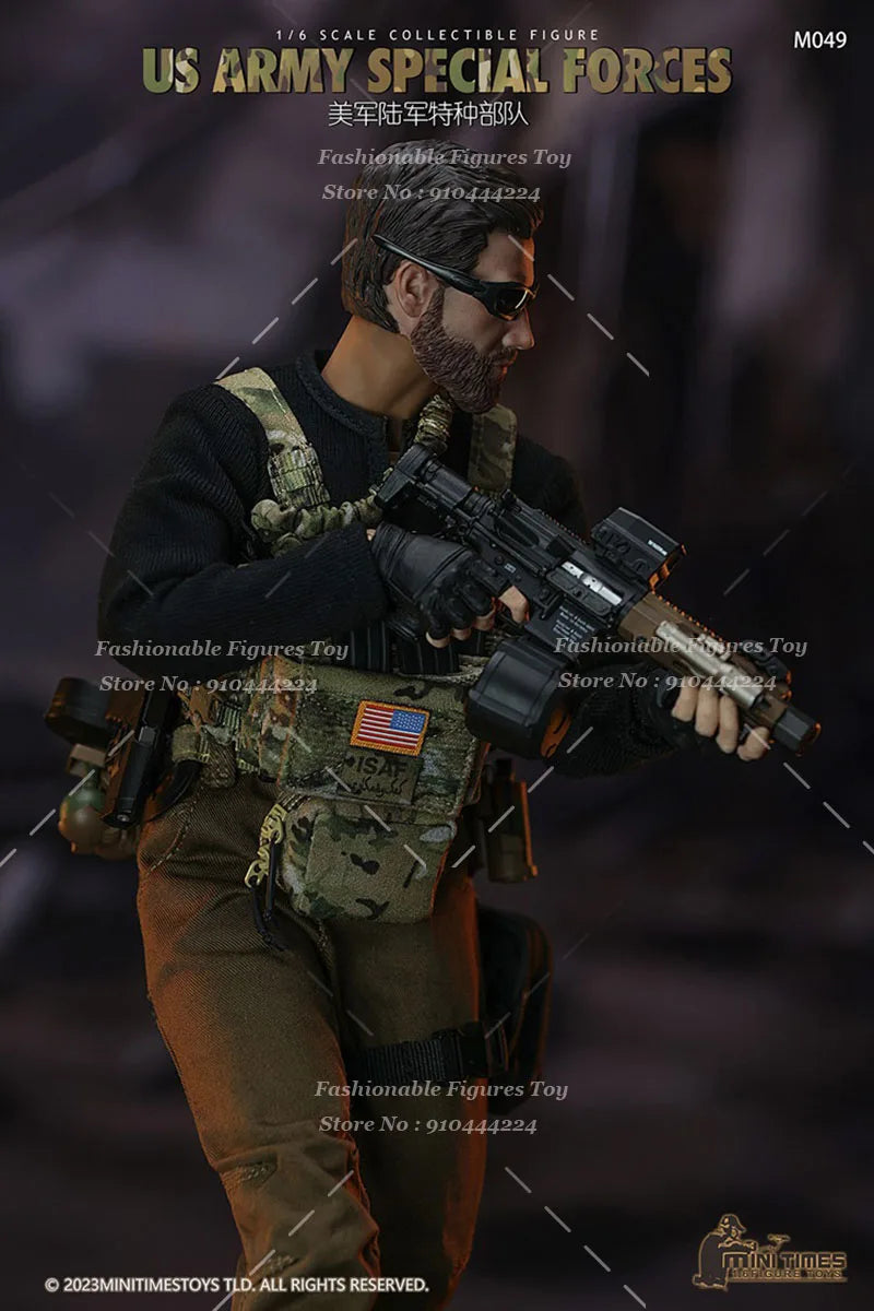 Minitimes Toys M049 1/6 Men Soldier Army Special Forces Full Set Military Combat Puppet 12Inch Action Figure Military Toys