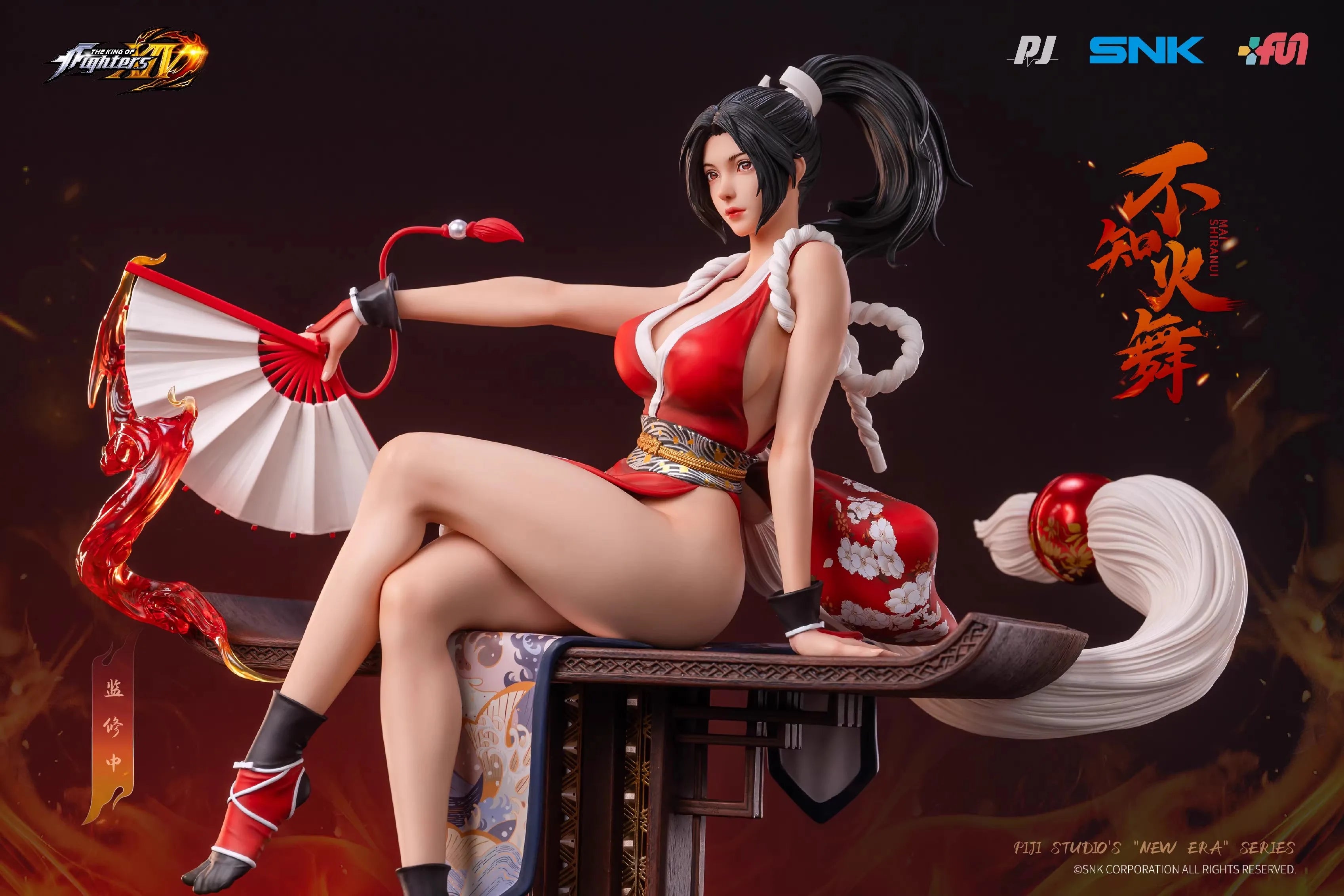 Ръчно изработена статуетка на Piji Studio's SNK 1/6 Жена войник Май Ширануи 30 см, на склад