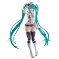Original POP UP PARADE Hatsune Miku Racing Miku 2023 Ver GSC Genuine Anime Figure Model Doll Statuette Ornament Birthday Gift