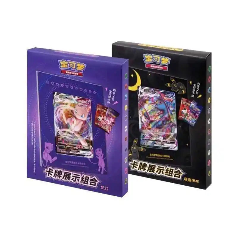 In Stock Original Chinese Version Pokes Trading Card Game Ptcg Eevee Show Photo Frames Gift Box Desktop Decoration Birthday Gift