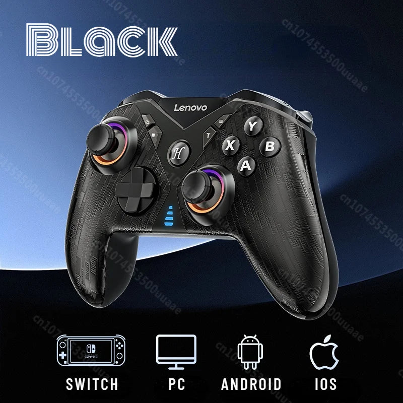 Lenovo S05 Gaming Controller RGB Wireless Gamepad Hall Effect Joystick Trigger For Switch/2/OLED/Lite PC iPhone Android Phones