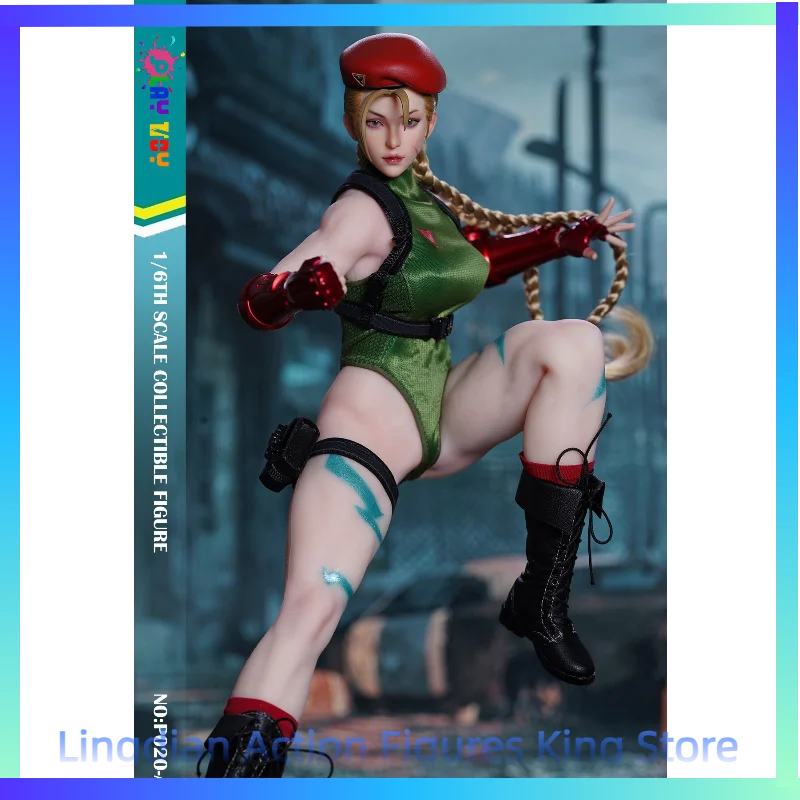 In Stock PLAY TOY 1/6 Fighting Female Warrior Jiami NO:P020-AB Animation Character Model Action Figure Toy Collection Gift
