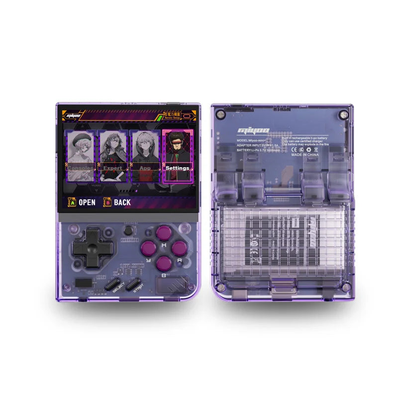 MIYOO Mini Plus Tragbare Retro-Handheld-Spielekonsole 3,5-Zoll-IPS-HD-Bildschirm Kindergeschenk Linux-System Klassischer Gaming-Emulator