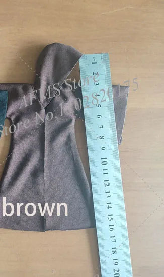 1/12 Scale Collectible Figure Anime Hero Cloak Battle Damage Edition Cloak Knight Clothes Fit 6" Action Figure Soldier Body