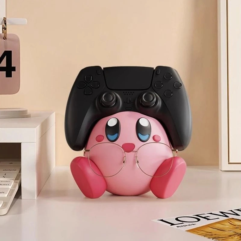 Cute Kirby Switch Game Controller Stand Anime Glasses Display Rack Fashionable Creative Drawing Room Tabletop Decorations Gift