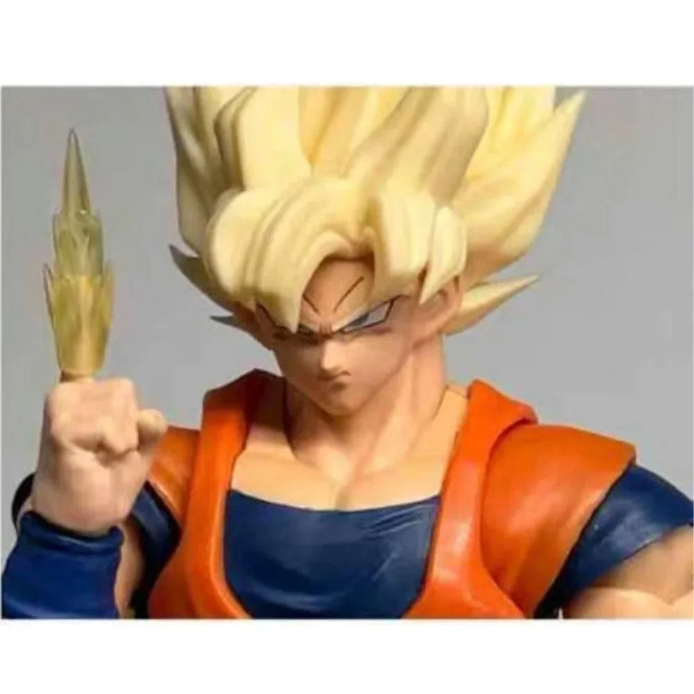 В наличност HM Air Ah005 Dragon Ball Shf Full Power Son Goku Headsculpts Комплект аксесоари Аниме екшън фигурка играчка персонализиран модел подаръци