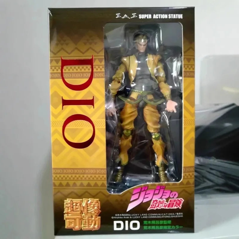 New 17cm Jojo'S Bizarre Adventure Stardust Crusaders Kujo Jotaro Dio Brando Anime Action Figures Model Collection Toys