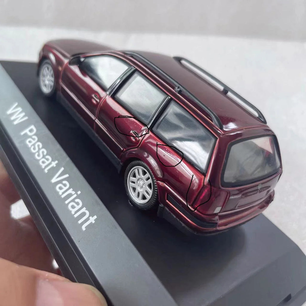1:43 Мащабна симулационна кола Passat Variant B5, лят метал, спортна версия за пътуване, колекционерска серия, играчка кола, подарък за момче