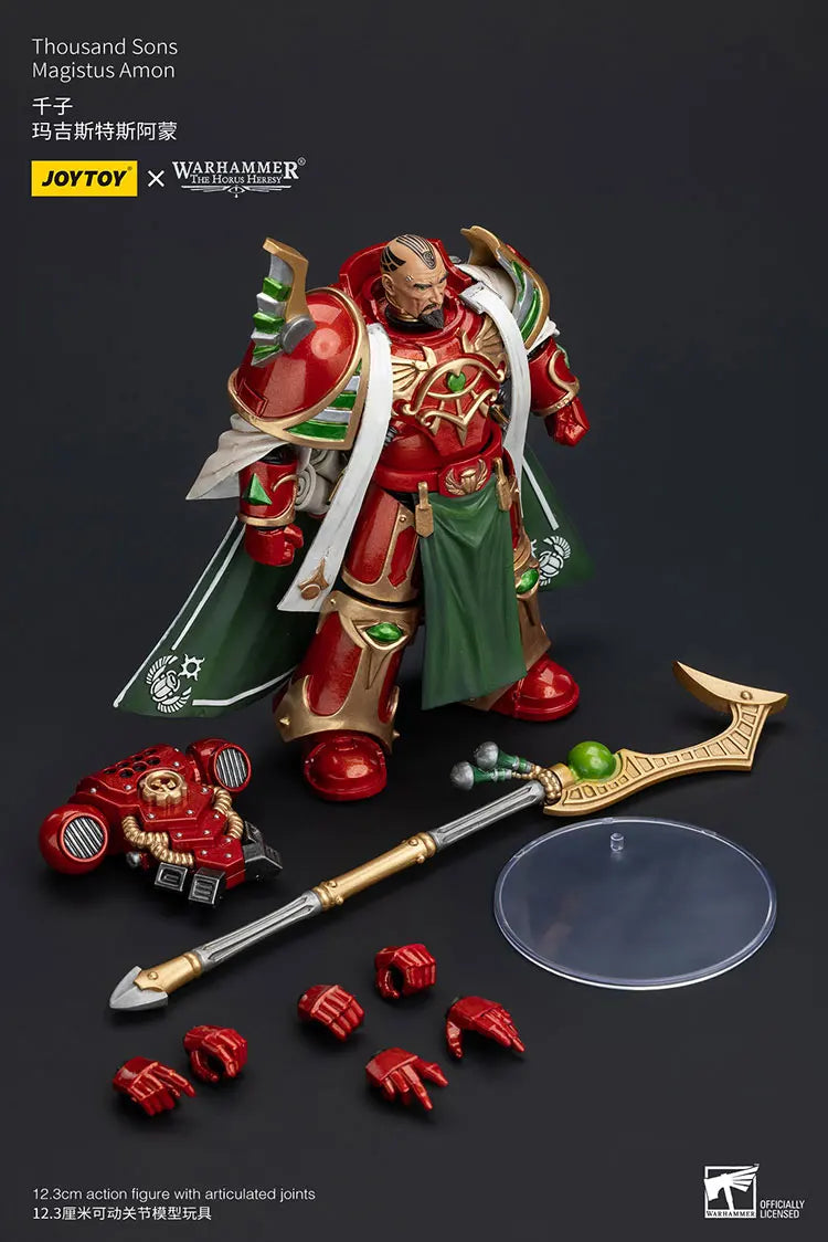 JOYTOY Warhammer "The Horus Heresy" Thousand Sons Magistus Amon Actionfiguren Dekoration Geschenk Original Kollektion Puppenspielzeug
