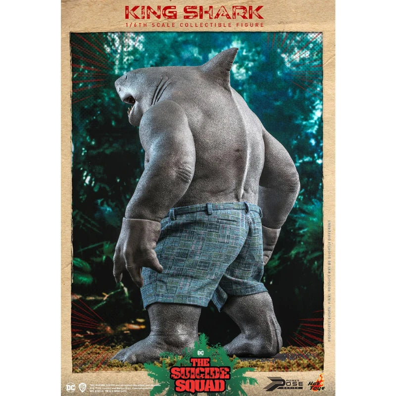 In Stock Hottoys PPS006 King Shark 1/6 Animation Action Figure Toy Gift Model Collection Hobby