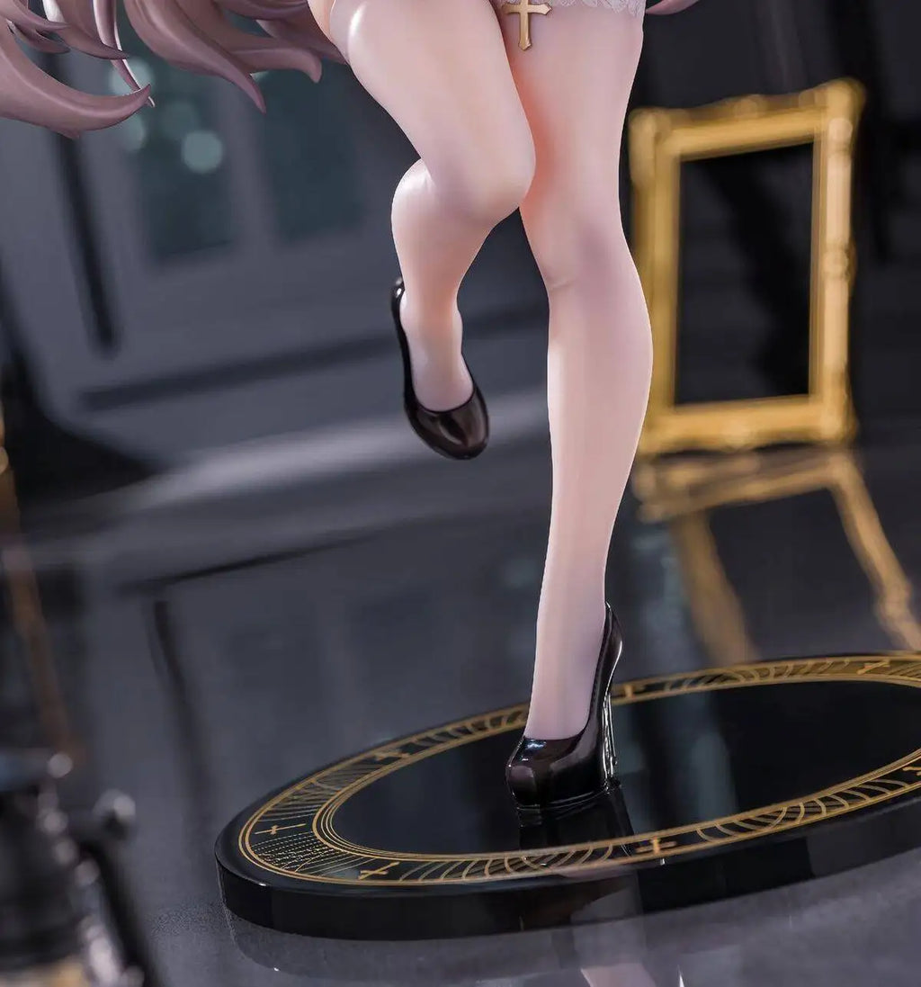 Elf Nun Gk Figure Anime Pretty Girl Pvc Statue Art Ornament Computer Case Decoration Collectible Model Gift For Anime Lovers
