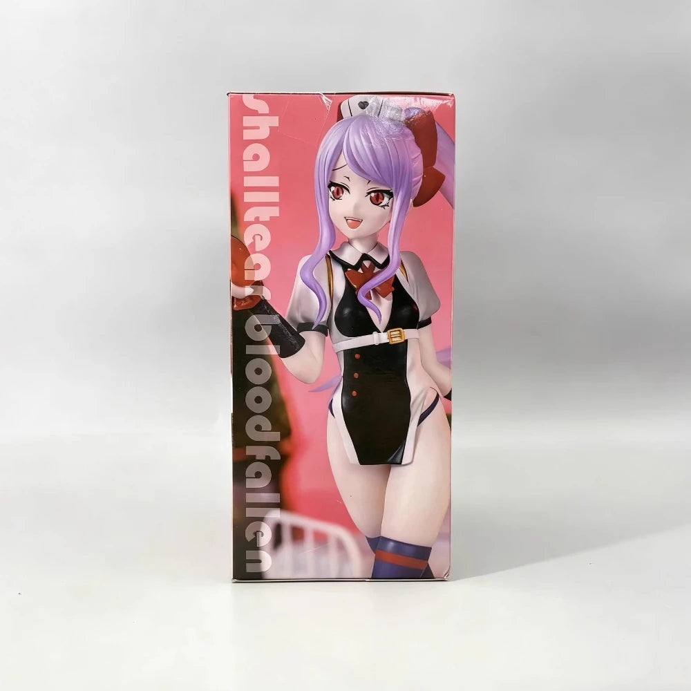 In Stock System Service Original Genuine Anime Overlord Vivit Figure Shalltear Bloodfallen Nurse Ver 18cm Model Toy Figures Gift