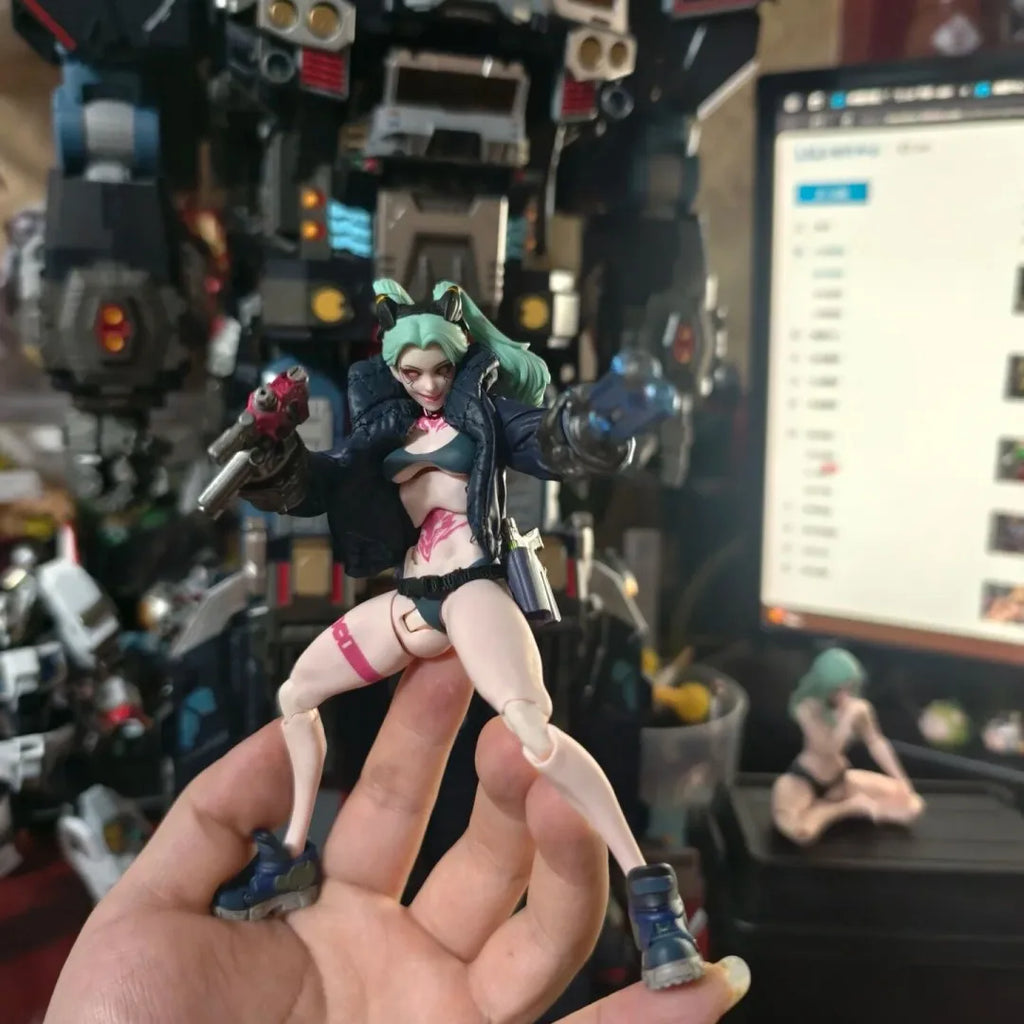 Original 1/12 Scale Romankey X Cowl Battle Female Soldier Gun Girl Jessica 6'' Full Set Collectible Action Figure Model Toys