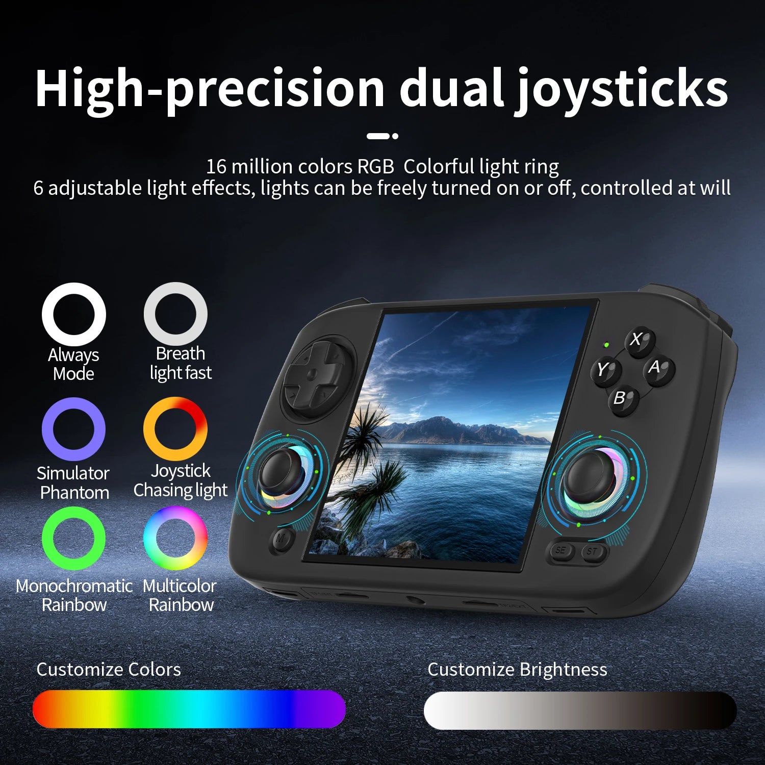 ANBERNIC RG CubeXX Handheld Game Console 3.95 Inch IPS Screen 64 Bit Linux System Supports 5G WiFi Bluetooth and TV HD Output