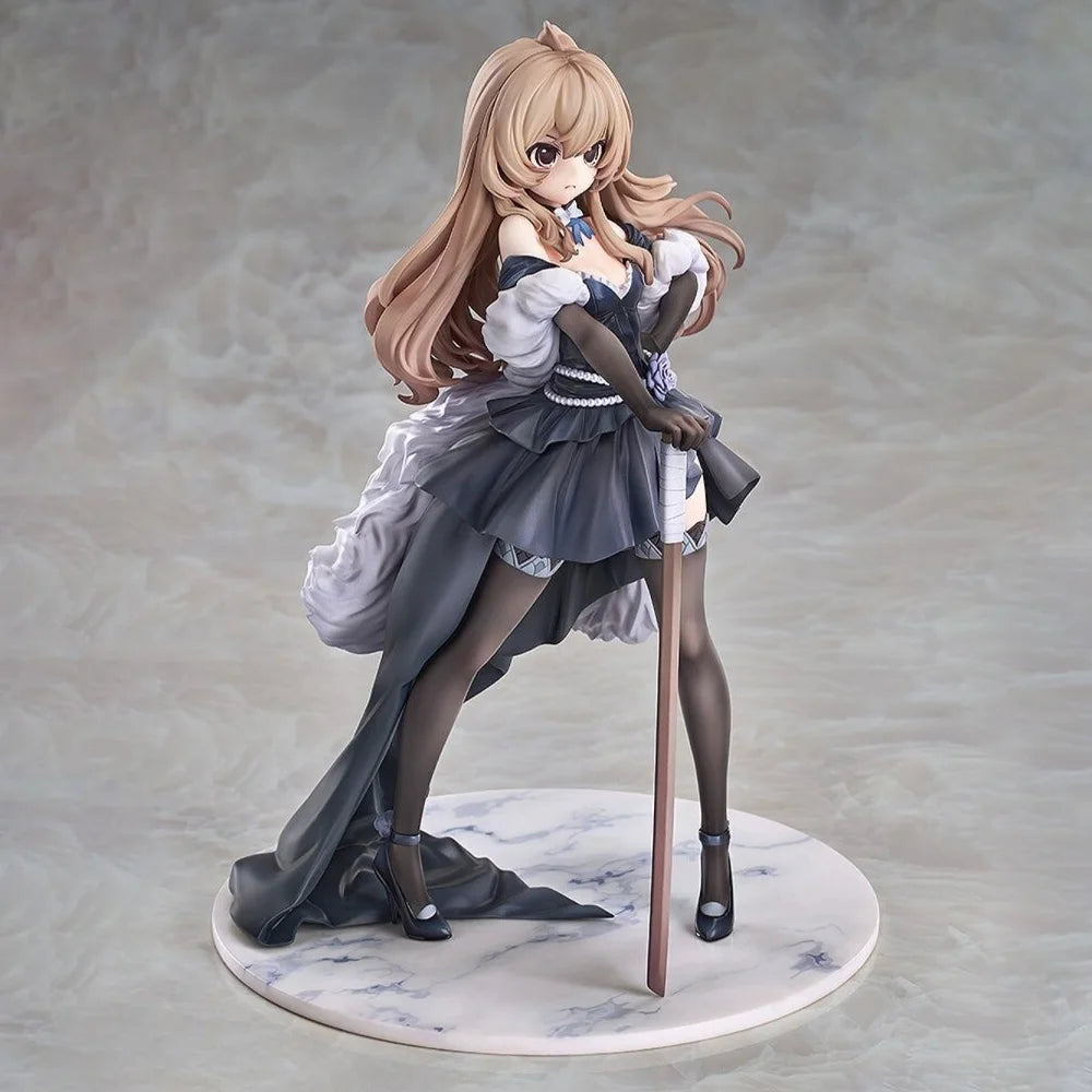 In Stock Luminous Box Original Genuine Toradora! Aisaka Taiga 1/7 Dress Ver. 23cm Anime Girl Collections Model Toy Figures Gift
