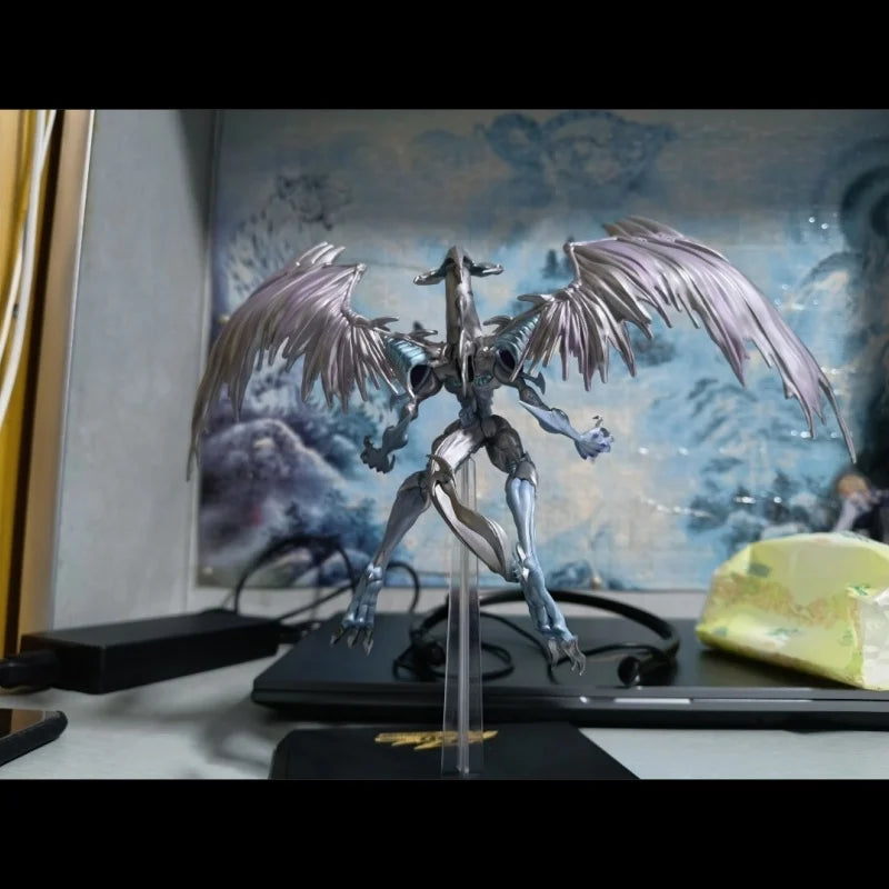 Bandai Original KONAMI Monsters Sternenstaubdrache Yu-Gi-Oh! Anime-Figur Actionfigur Spielzeug PVC Modell Sammlerpuppe Geschenk