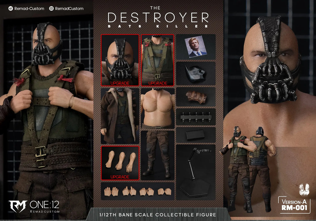 In Stock Remad Custom Rm001 1/12 The Destroyer  Action Figure With Detailed Realistic Camouflage Gear Full Set Model Toys