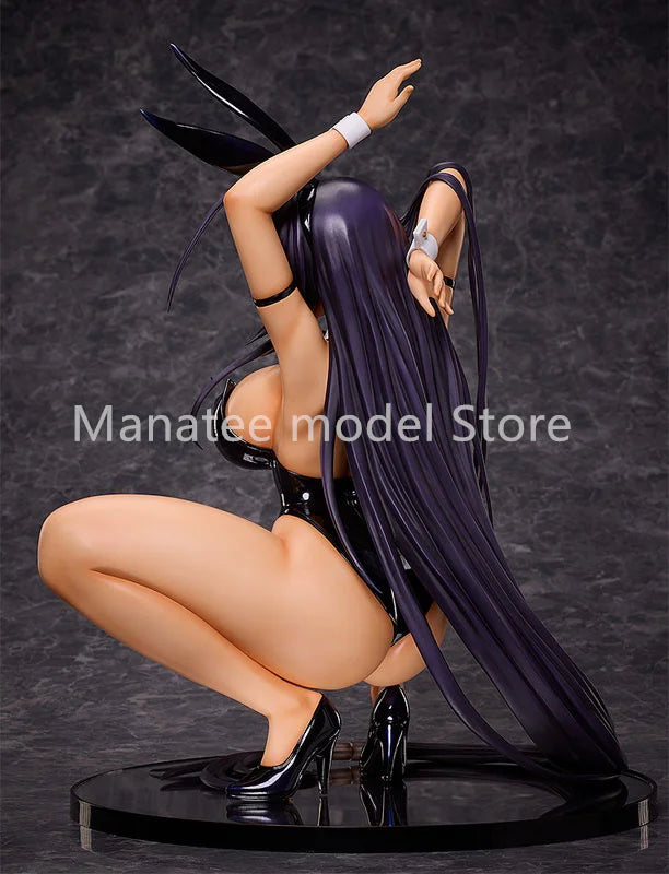 FREEing Original Shin Ikkitousen Unchou Kan-u Bare Leg Bunny Ver. 2nd 1/4 PVC Action Figure Anime Model Toys Collection Gift