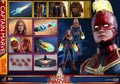 Original Hot Toys MARVEL Avengers 4: Captain Marvel MMS521 MMS522 Anime Figure Collection Toys Models