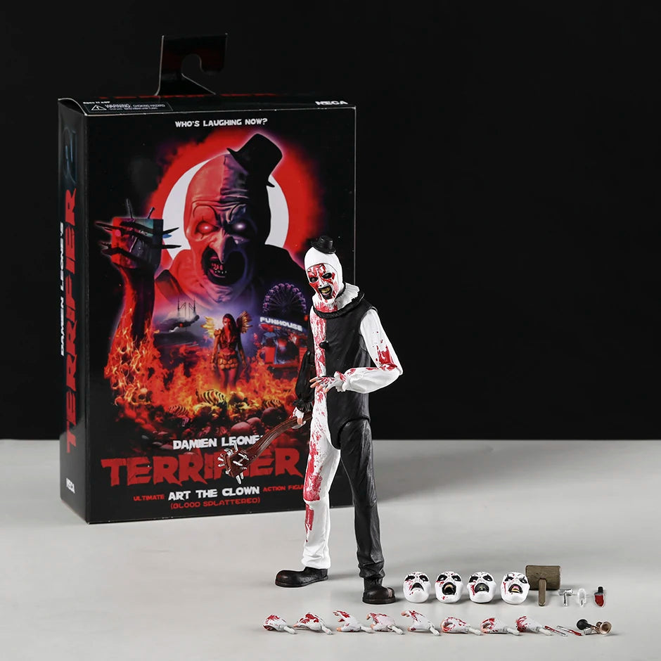 NECA Terrifier 2 Ultimate Art The Clown Blood Splattered Action Figure