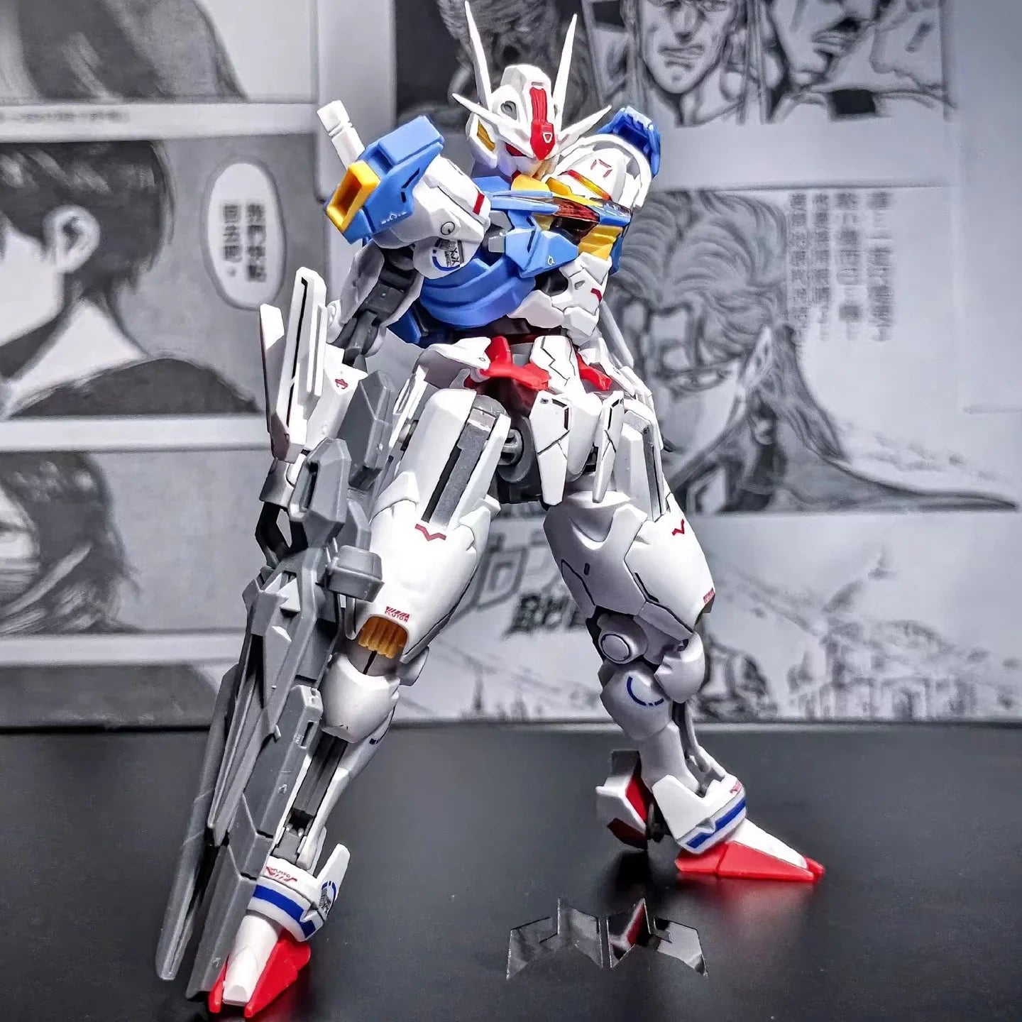 HG 1/144 Model Animation AERIAL Action Figure Assembled Model Toy Block Collection Accessories Children's Toys Gift