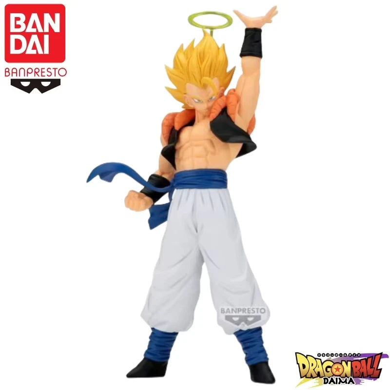 In Stock Original Bandai Banpresto Dragon Ball Son Goku Gogeta Model Toys Action Figure Garage Statue Collectible Ornaments