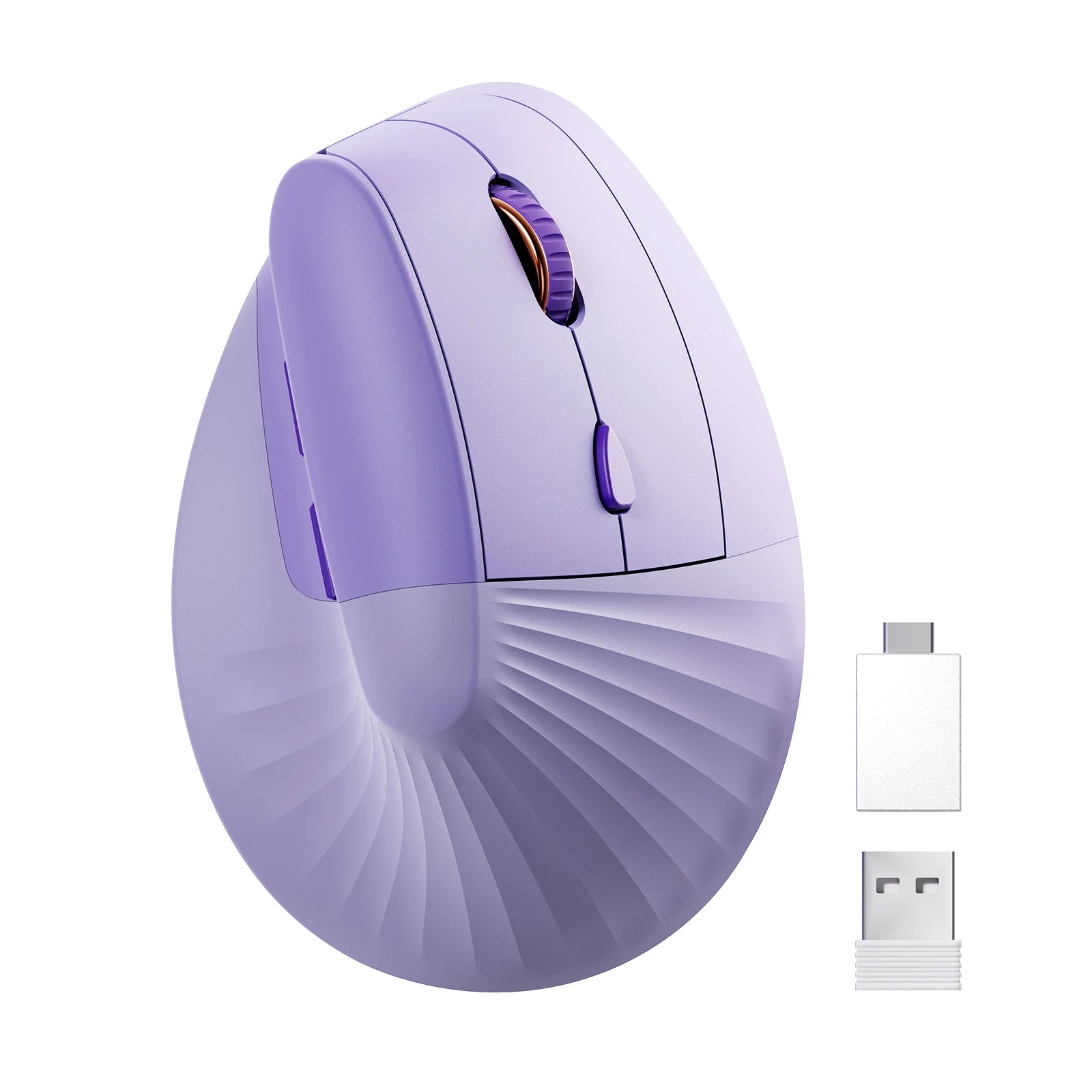 SEENDA Vertikale Kabellose Maus Typ C, wiederaufladbar, ergonomisch, USB &amp; Typ C Mäuse für Laptop, Laptop, PC, MacBook, Windows, Android