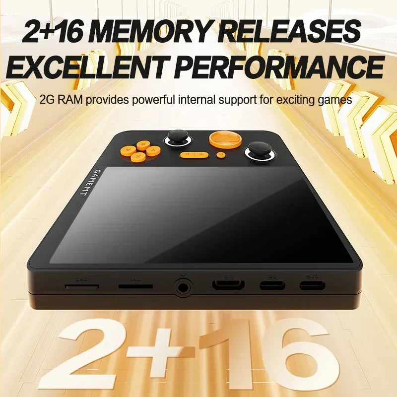 E5 PLUS Handheld Game Console Gamemt E5PLUS 5 inch HD IPS Screen Dual System Andorid Wifi  Retro Video GAME 2+16GB RK3566 Chip 6