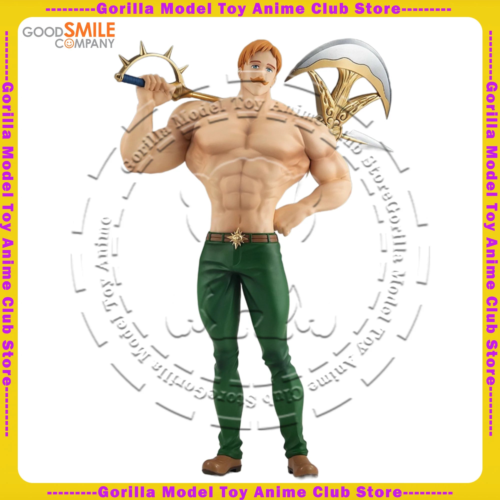 In Stock Original Genuine GSC POP UP PARADE Escanor Seven Deadly Sins 230mm Anime Figure Statue Collectible Gift Ornament