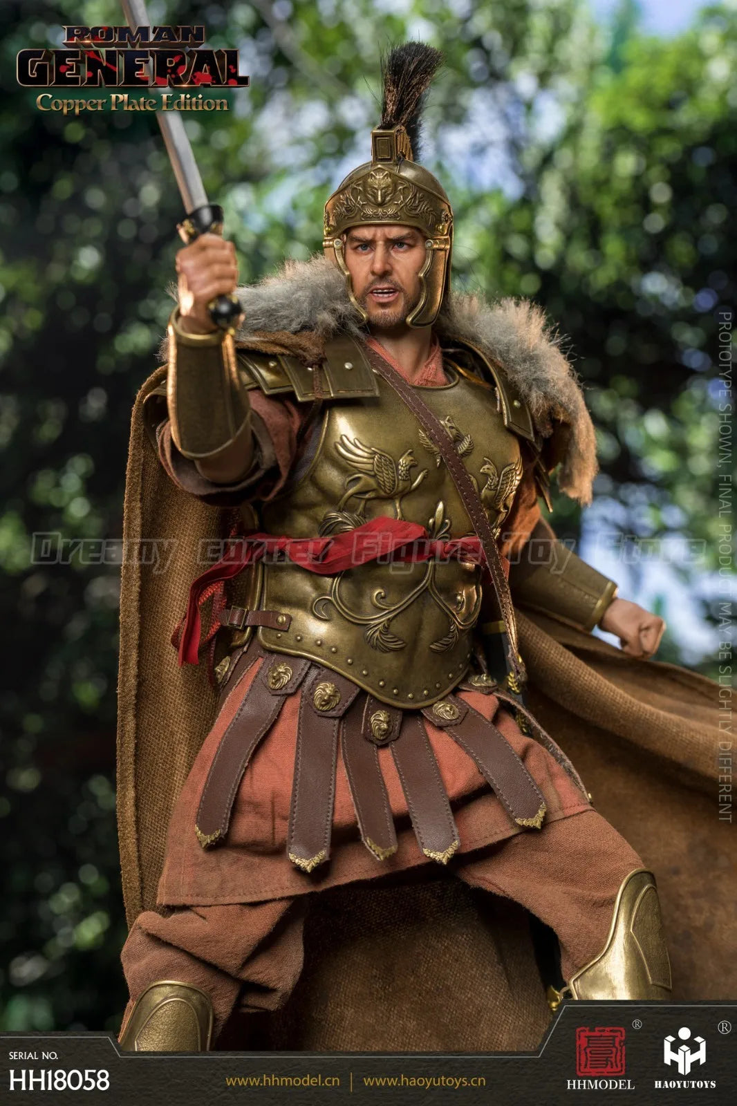 【In Stock】HHMODEL HAOYUTOYS HH18058 Imperial Legion General Bronze Edition 1/6 Action Figure Model Collection