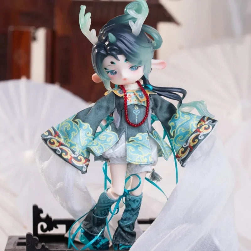 Authentic Penny Box 1/12 Bjd Green Zombie Series Anime Figure Cool Cool Limited Edition Movable Joint Model Action Figurine Gift