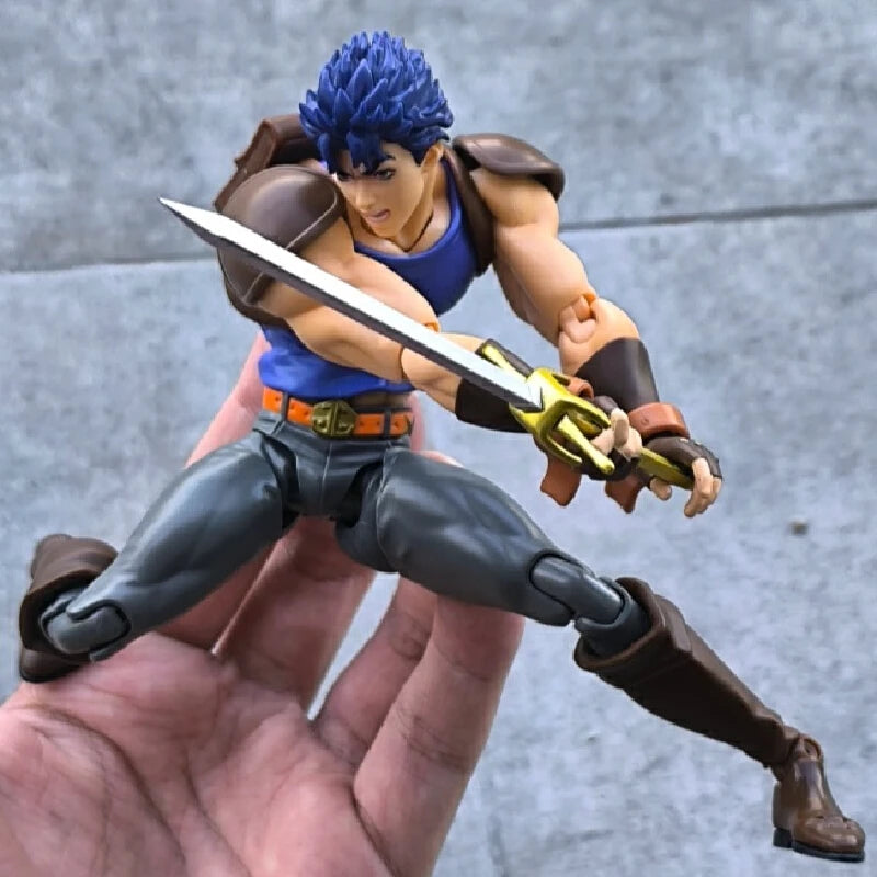 Bandai Original S.H.Figuarts Jojo'S Bizarre Adventure: Stardust Crusaders Jotaro Kujo Jonathan Figure Toys For Boys Girls Gift