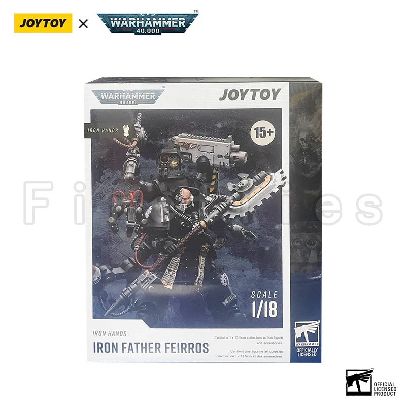 1/18 JOYTOY Action Figure 40K Iron Hands Iron Father Feirros Anime Model Toy