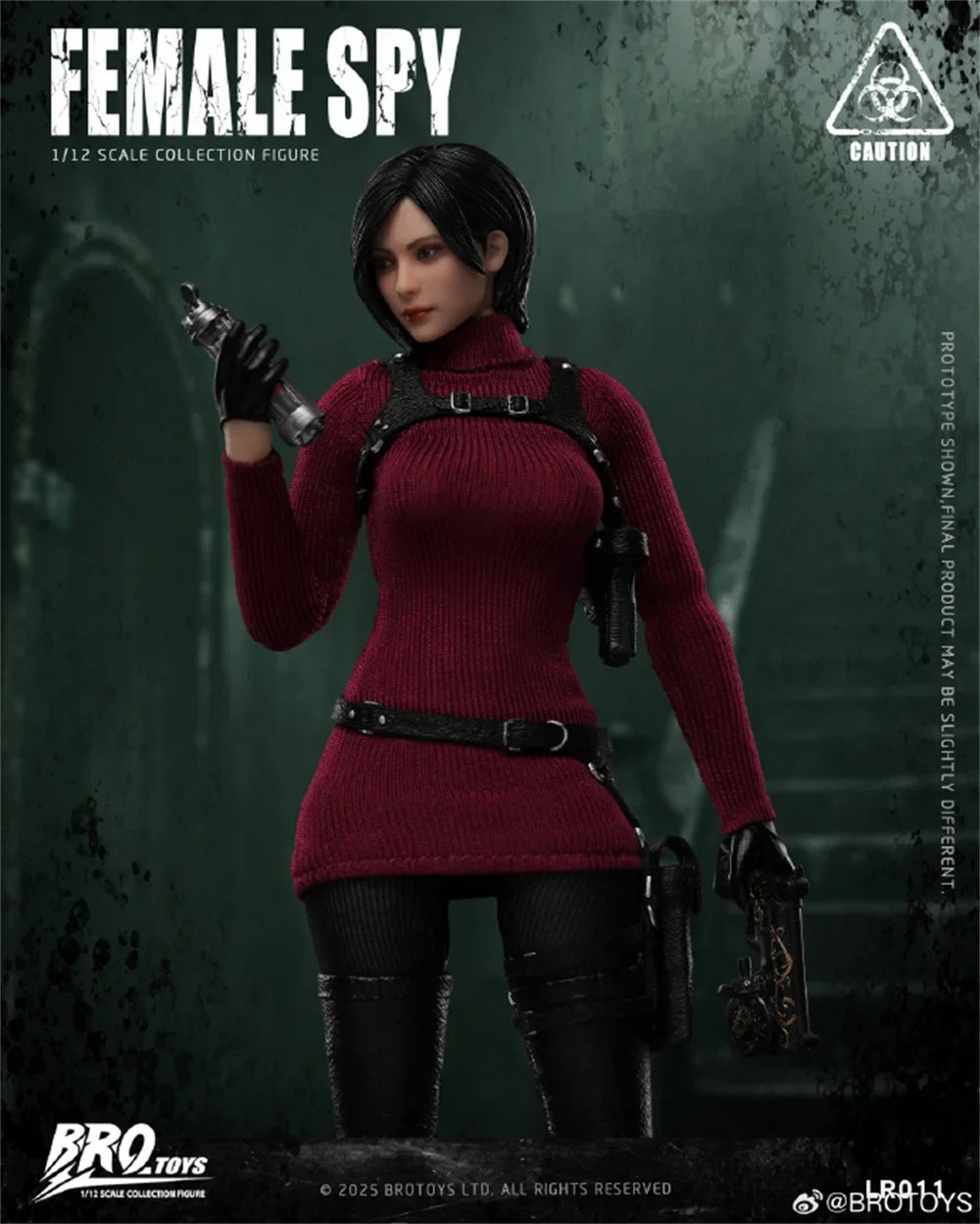 BROTOYS LR011 1/12 Classic Adventure Game Characters Female Spy Ada Wong Full Set For 6inches Action Figure Model Toys