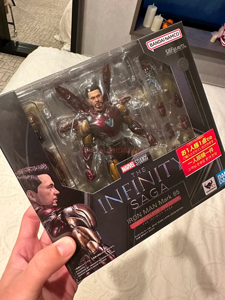 Bandai S.H.Figuarts Iron Man Mark 85 5th 2023 Edition (The Infinity Saga) Action Figure Collectible Toy Gift