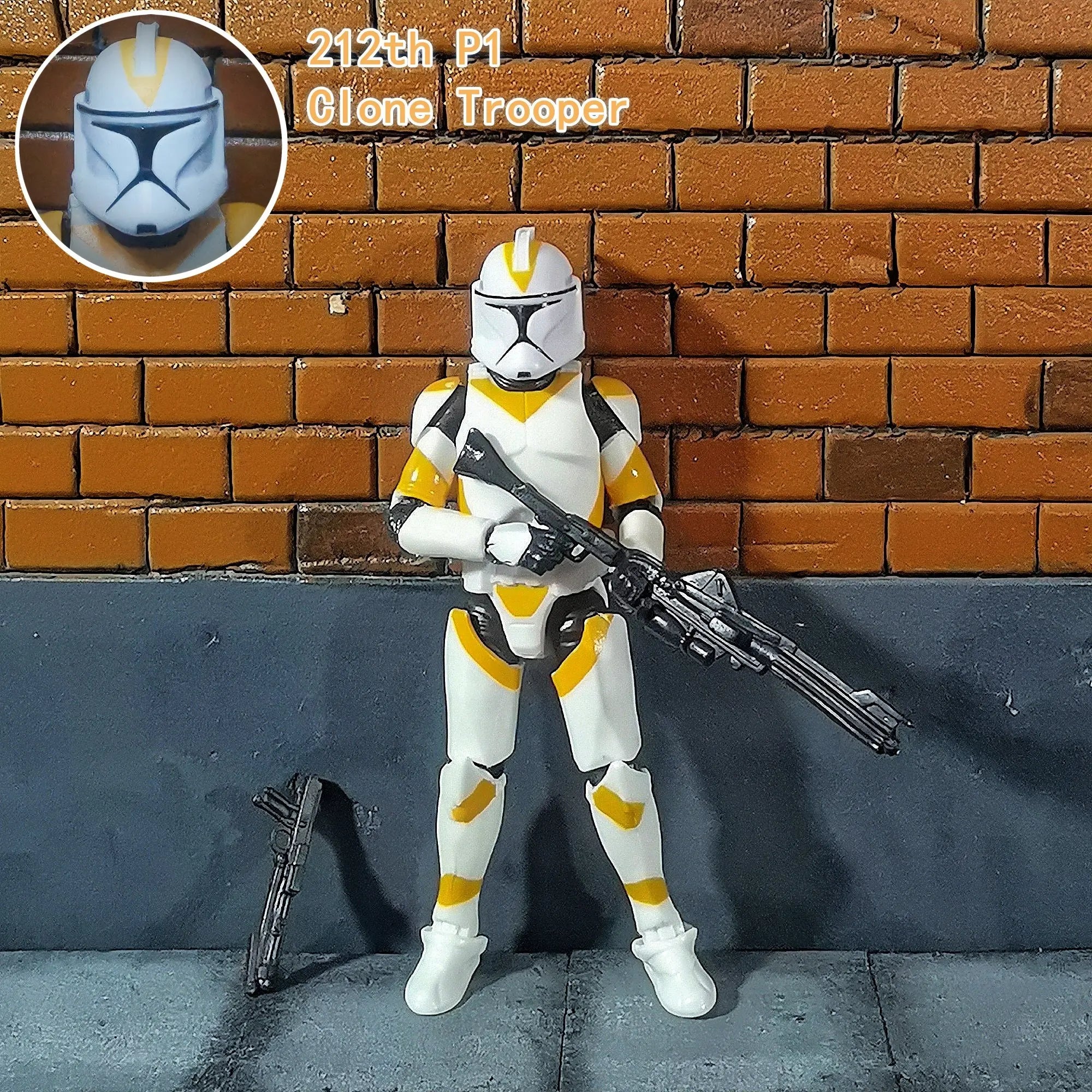 Star Wars 3.75 Inch  Clone Trooper 1/18   212th Cody OBI-WAN BOIL ARF  P1 P2 Action Figure Toys Model Loose