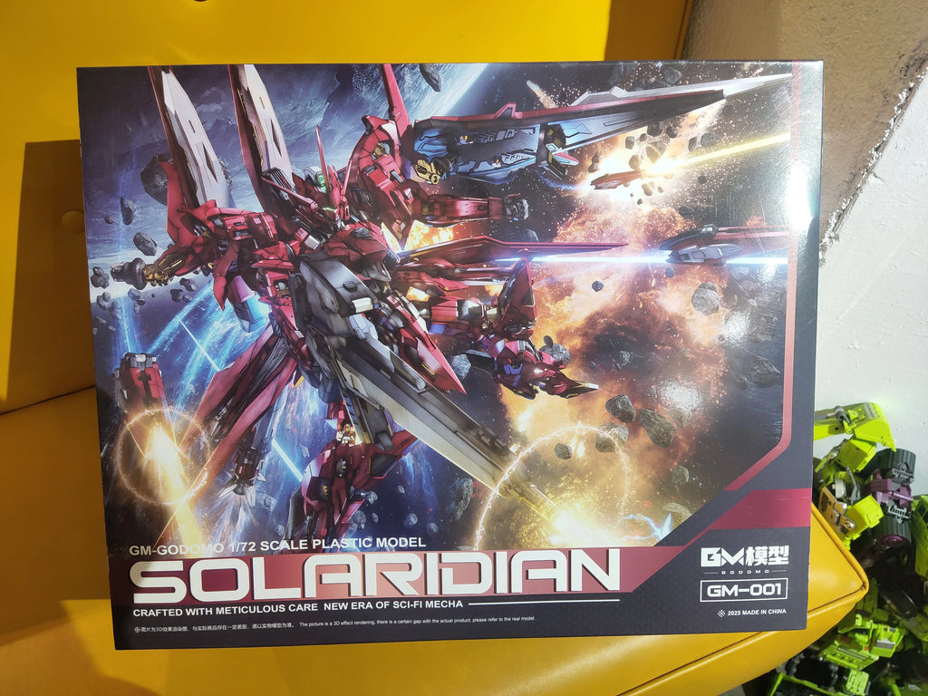 GM Model SOLARIDIAN 1/72 Assembly Model Kit Toy GODOMO GM-001 Alloy Skeleton Robot Action Figure Plastic Model Kits Collection
