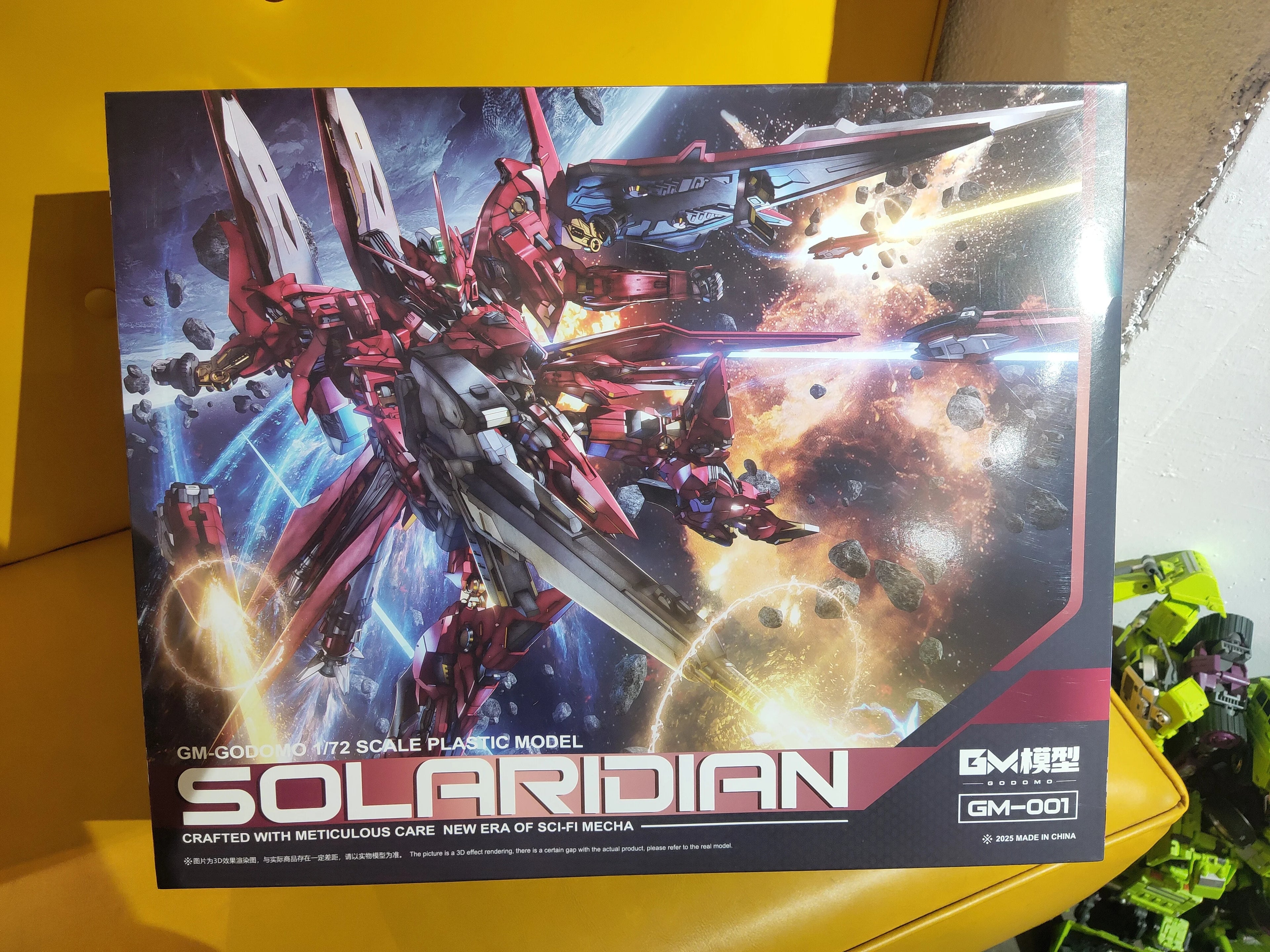 GM Model SOLARIDIAN 1/72 Assembly Model Kit Toy GODOMO GM-001 Alloy Skeleton Robot Action Figure Plastic Model Kits Collection