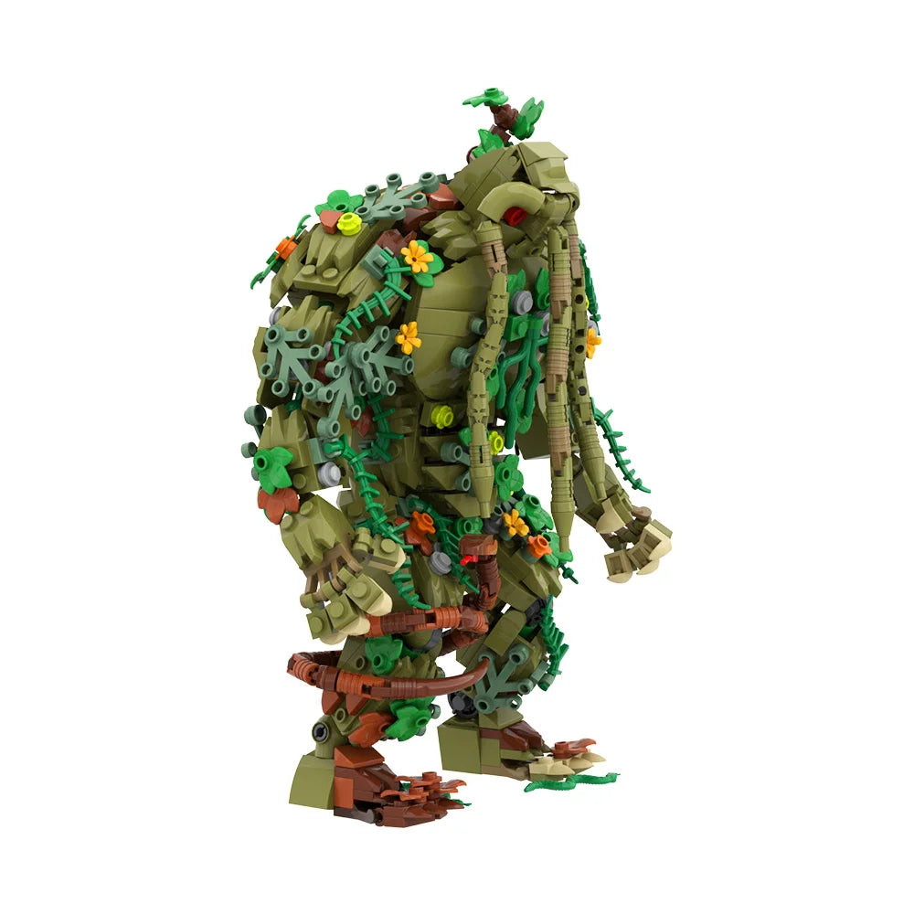 MOC Man Thing Building Blocks Model Movie Man Thing Horror Swamp Monster Action Figure Bricks Assemble Toys Kids Birthday Gifts