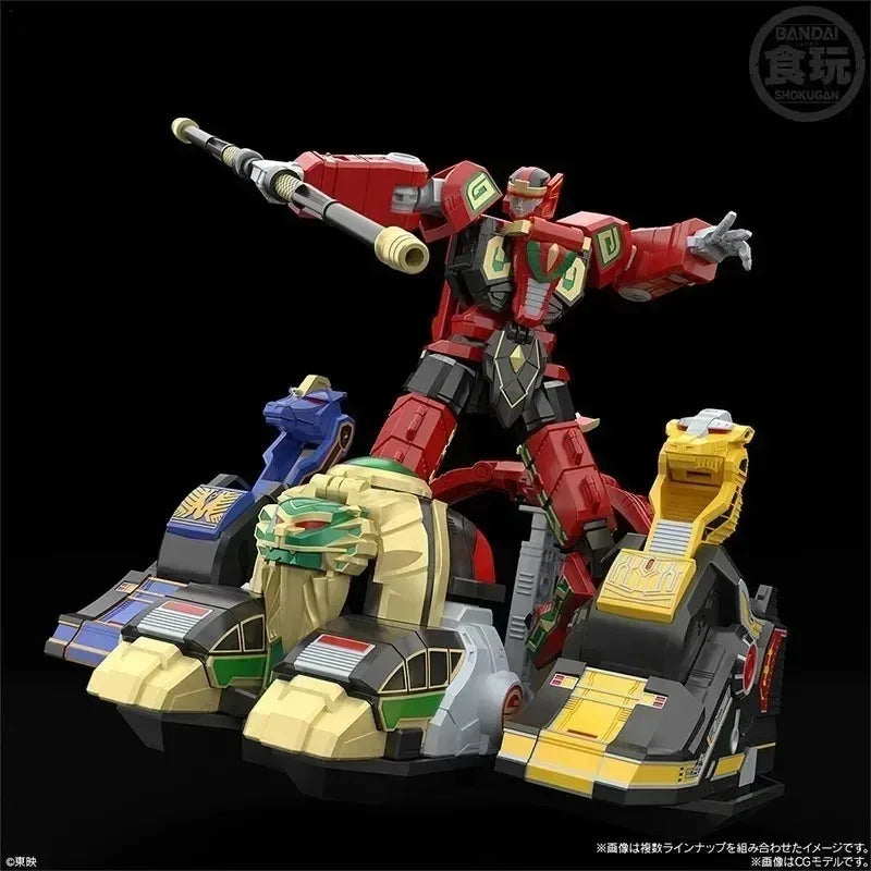 Spot SaleIn Stock  Bandai Anime Gosei Sentai Dairanger SHOKUGAN MODELING PROJECT SMP Assembly Mol Toys Action Figure Gifts KidsI