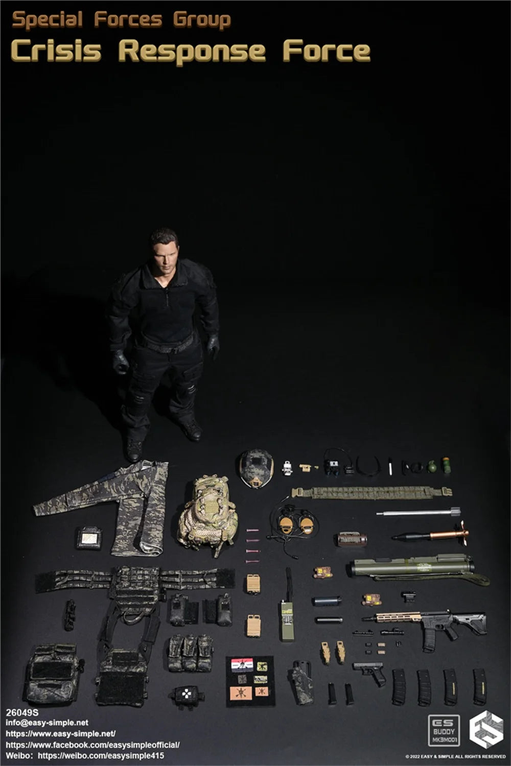 1/6th EASY&SIMPLE ES 26049S Handsome Guy Man Tom Cruise Full Set Moveable Action Figure Gift For Fans Collect About 12"