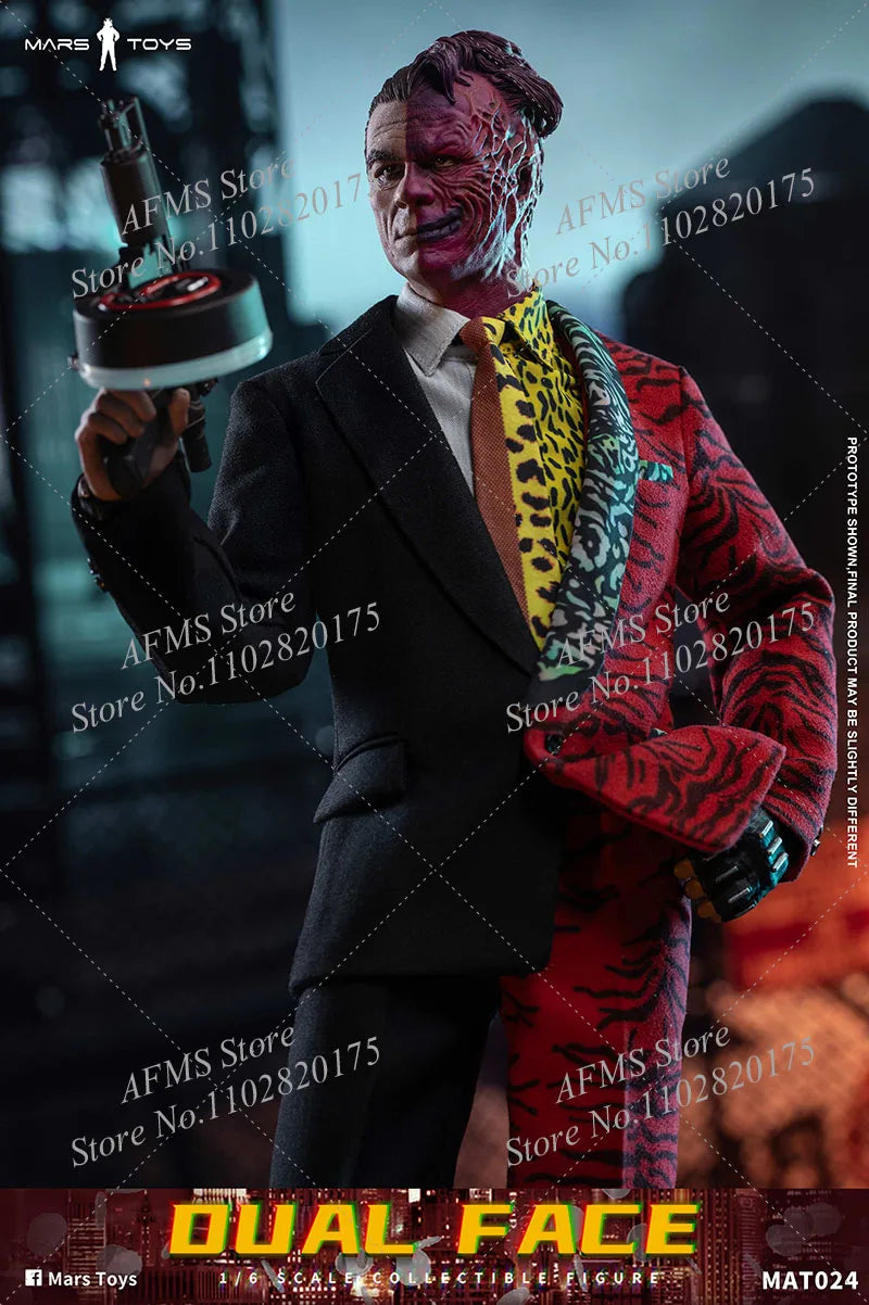 Mars Toys MAT024 1/6 Scale Collectible Figure Harvey Dual Face Classic Comic Super Villain Full Set 12Inch Men Soldier Model