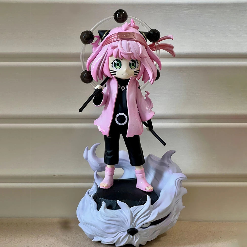 Neue 22 cm Spy×Family Anya Forger Cos Rikudousennin Modo Anime Actionfigur Modell Statue Sammlung Desktop-Dekoration Spielzeug Geschenk