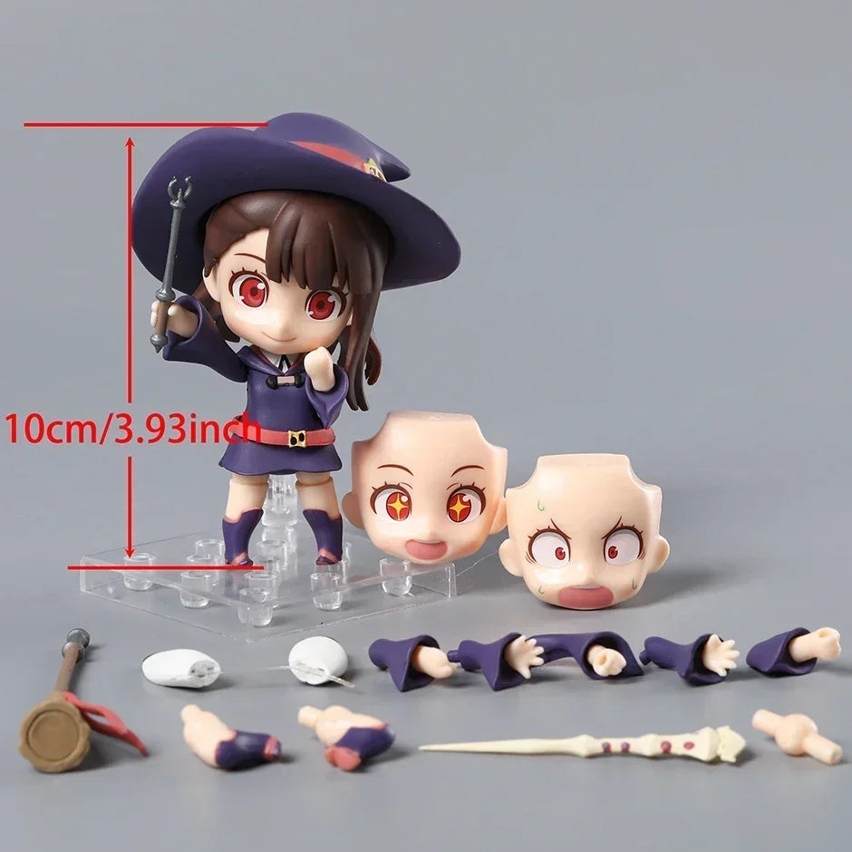 Atsuko Kagari 747 Little Witch Academia Q Face Doll Action Figure Collectible Model Toy Gift