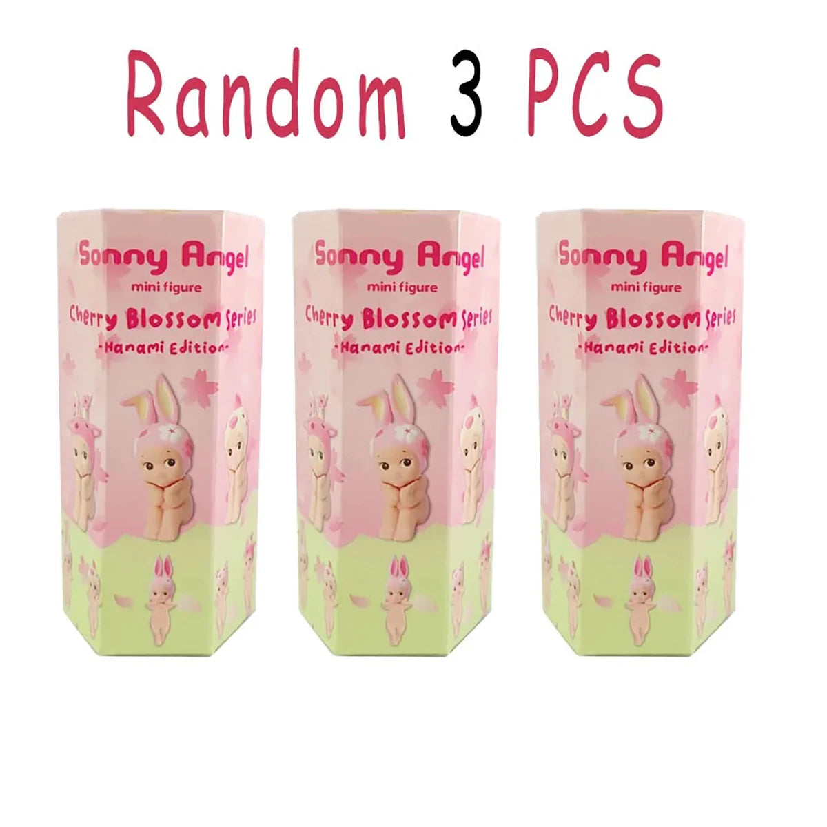 Sonny Cherry Blossom Series Box Anime Figure Cartoon Cute Desktop Ornaments Decoration Model Children Birthday Toy Random Gift