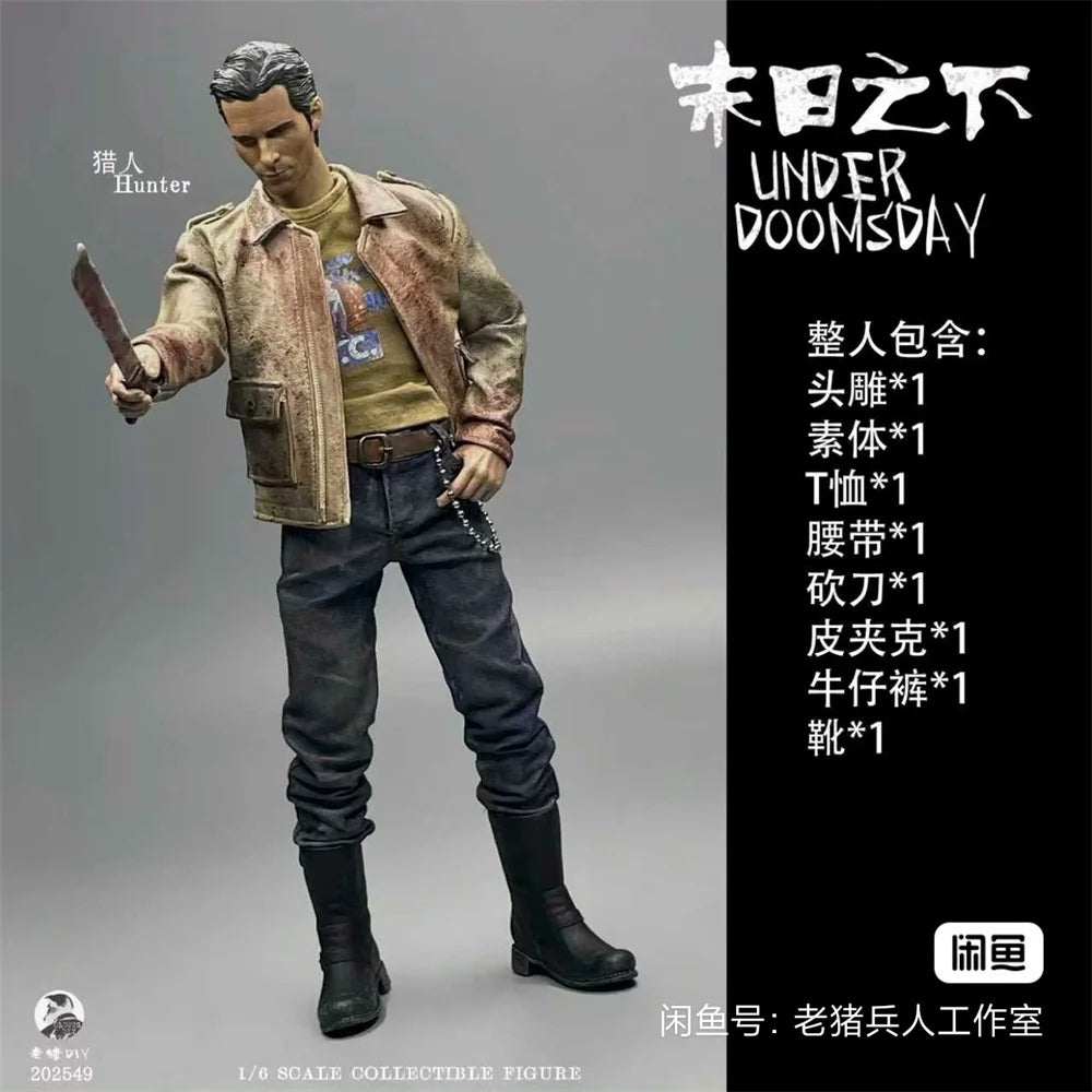 For Sale 1/6 Man Soldier Zombie Walking Series The Last of Gunge Style Full Set Toys Action Figure Collectable