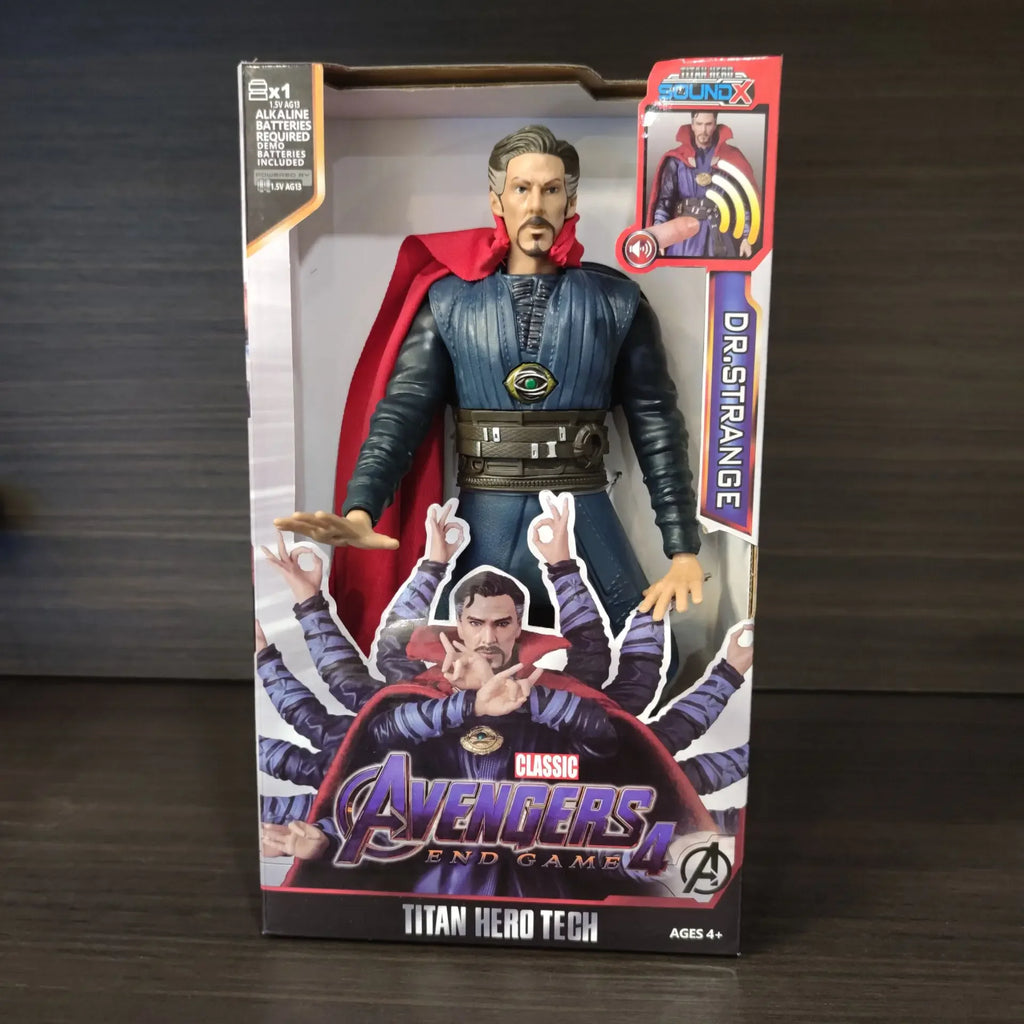 Hasbro Action Figure The Avengers Hero Sound and Light Version 12 Inch 30 Cm Doctor Strange Doll Model Multi-joint Movable Toy