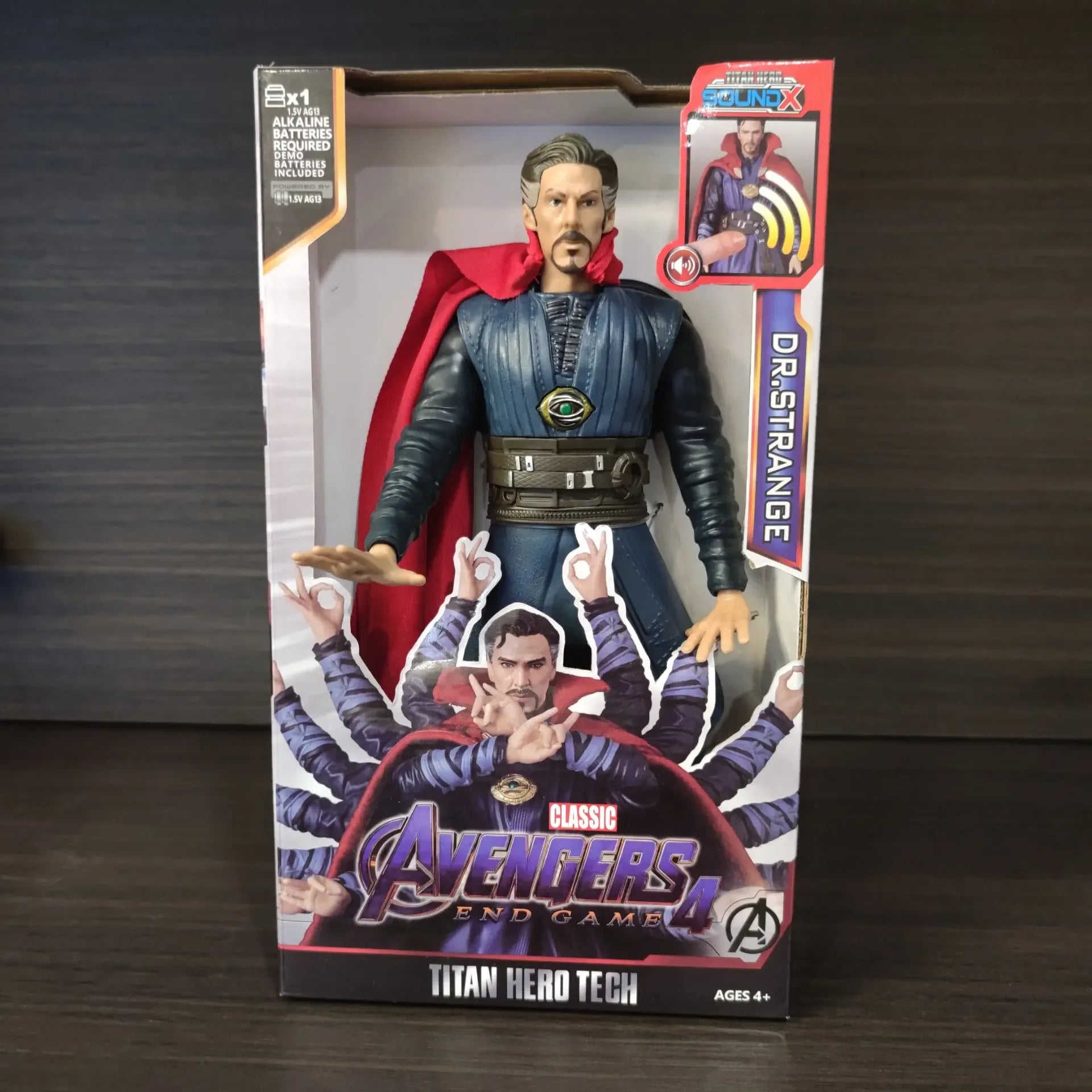 Hasbro Action Figure The Avengers Hero Sound and Light Version 12 Inch 30 Cm Doctor Strange Doll Model Multi-joint Movable Toy