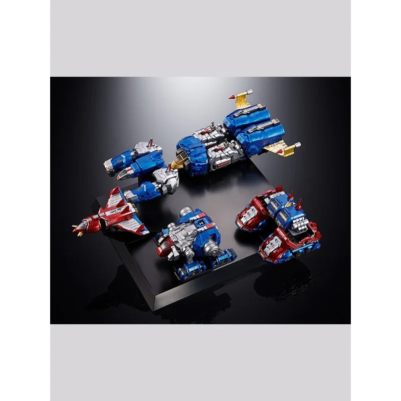 Bandai Soul of Chogokin GX-118 Hyper Electromagnetic Robot Voltes V Anime Action Figure Model Doll Toys Hobby Collectible